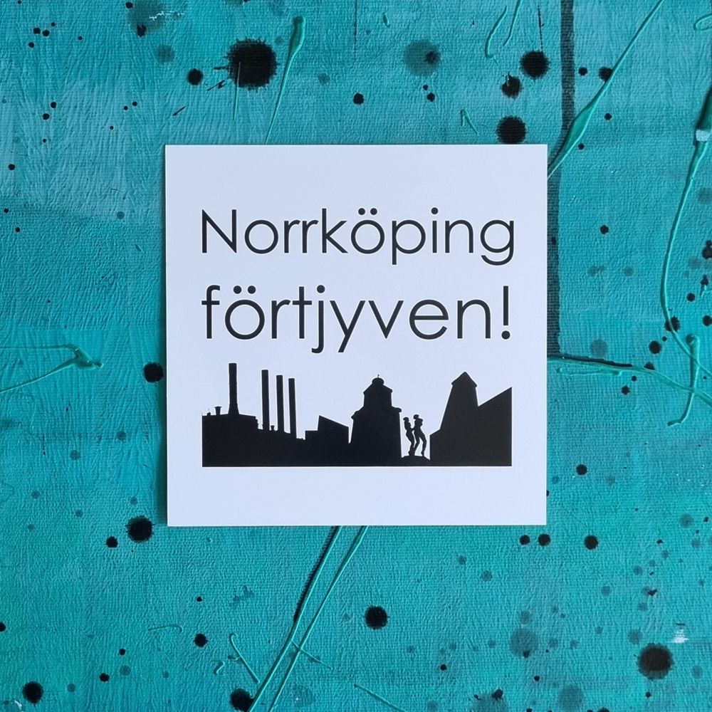 vykort NORRKÖPING 15x15 cm