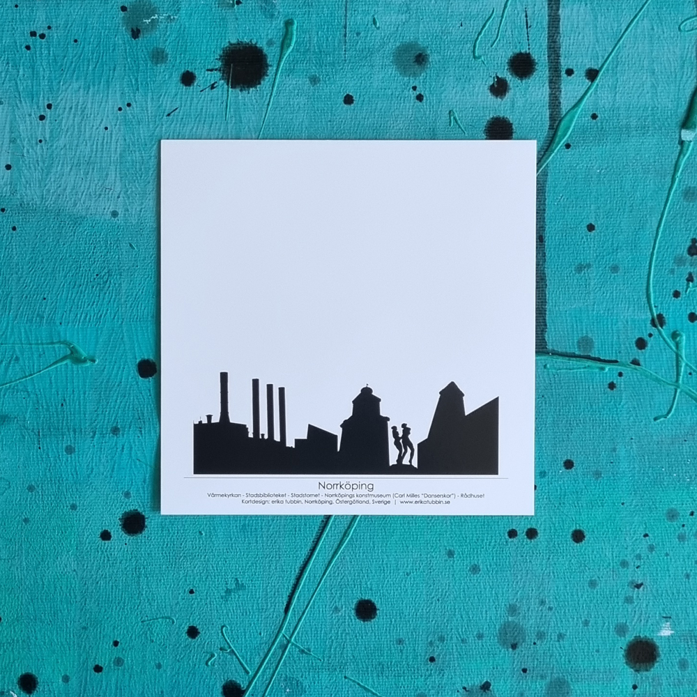 vykort NORRKÖPING 15x15 cm - 2