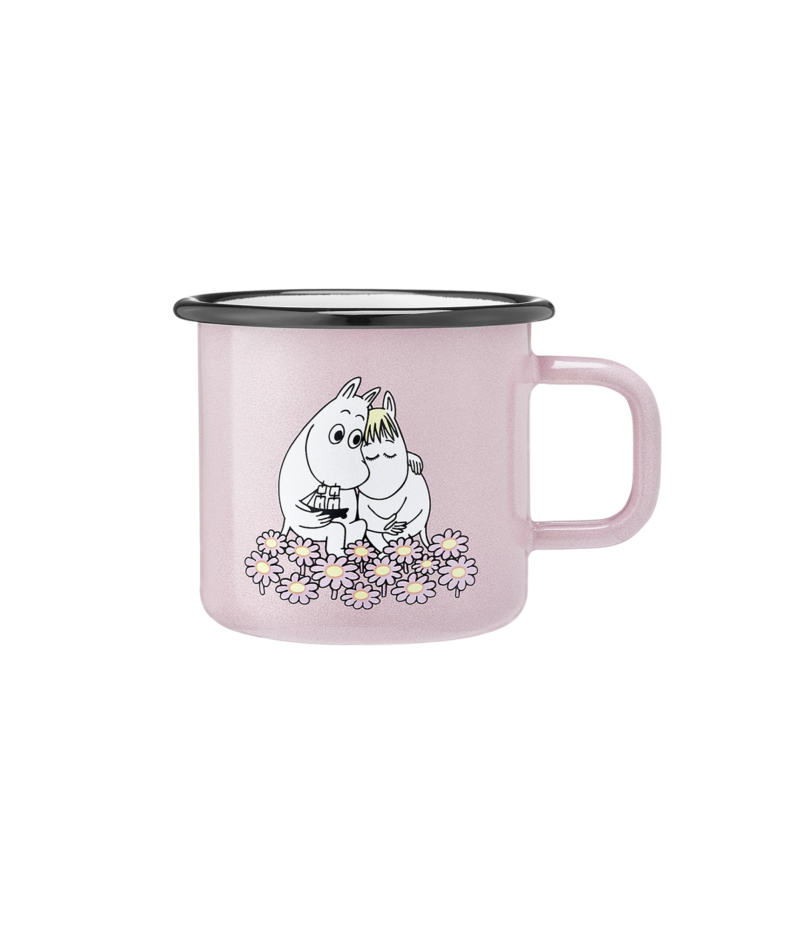 Moomin enamel mug 3,7 dl - Together - 2