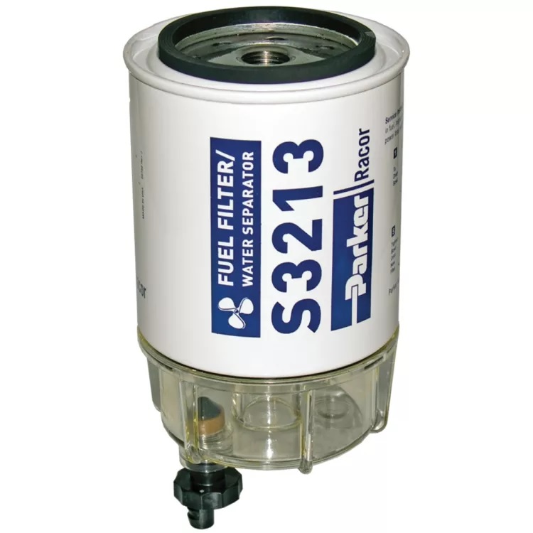 Racor Replacement Gasoline Series OEM Outboard Spin-On Filter Elements - (item no.  B32013)