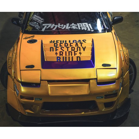 Nissan S13- Huv med luftintag - 4