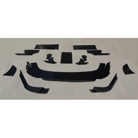 Nissan S13 - Frontläpp Rock II Kolfiber/Glasfiber