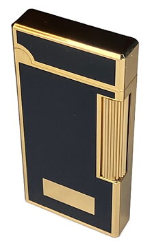 Cigarrtändare Sarome SD6-10 Gold  - Black Lacqre