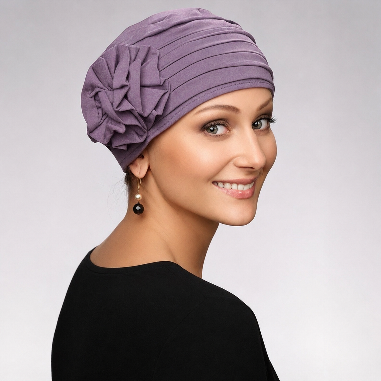 Siv turban vid håravfall 