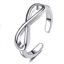 Tåring "Eternity" -Silverfärg
