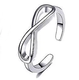 Tåring "Eternity" -Silverfärg