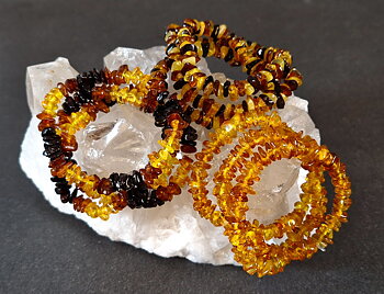 Bärnsten  Chip Armband för barn 