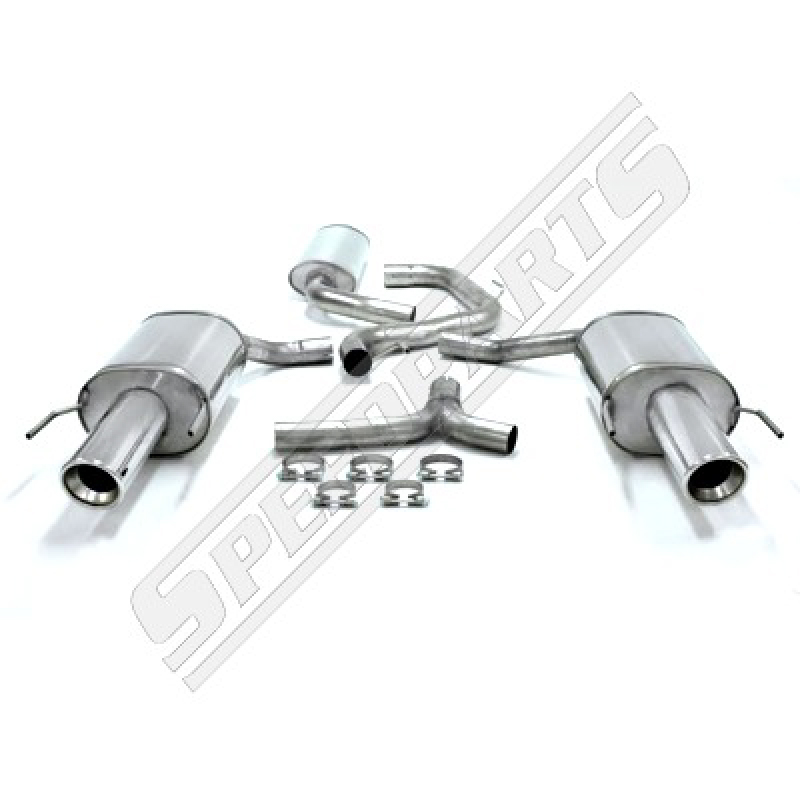2.5" Stainless Sports exhaust system Twin