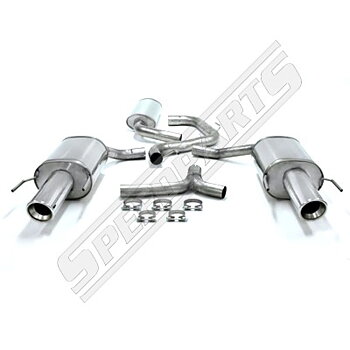 2.5" Stainless Sports exhaust system Twin