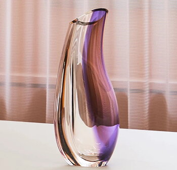 Orchid Vase Lilac Amber Large
