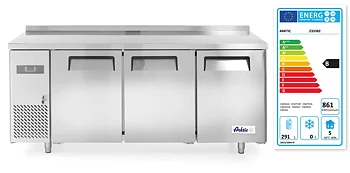 Kylbänk med bakkant, 390L