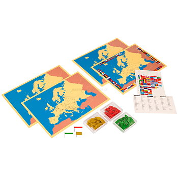 Europakartor 4 st 