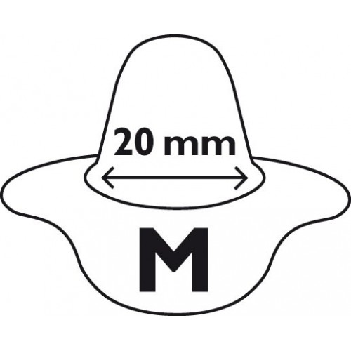 Illustration av bröstvårtsskydd medium