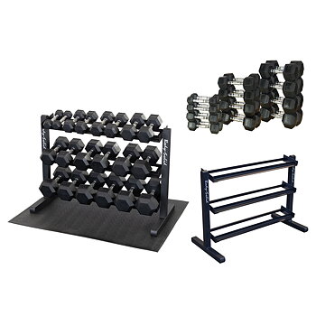 Hantelsats 2-20 kg/11 par inkl. Hantelställ