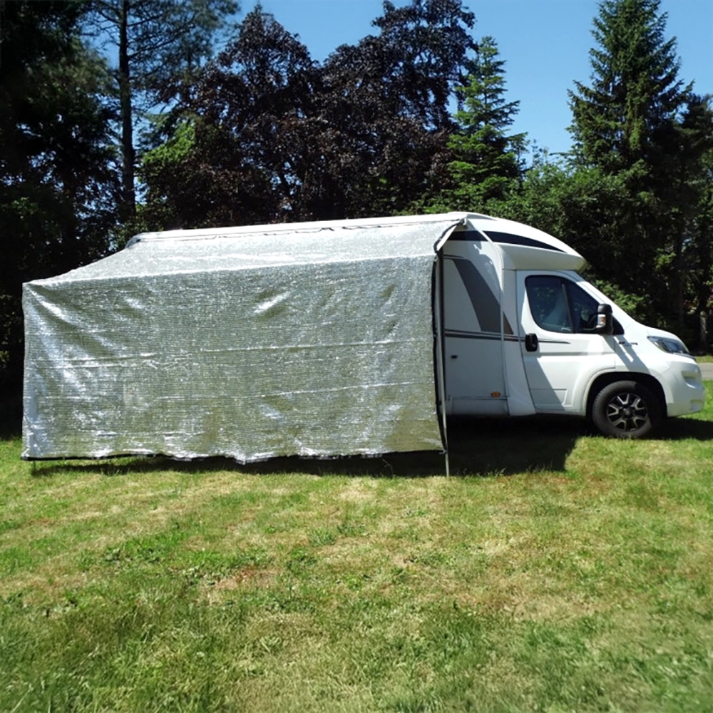 Stor silverduk till husvagn eller husbil silverfilt 5x8 meter