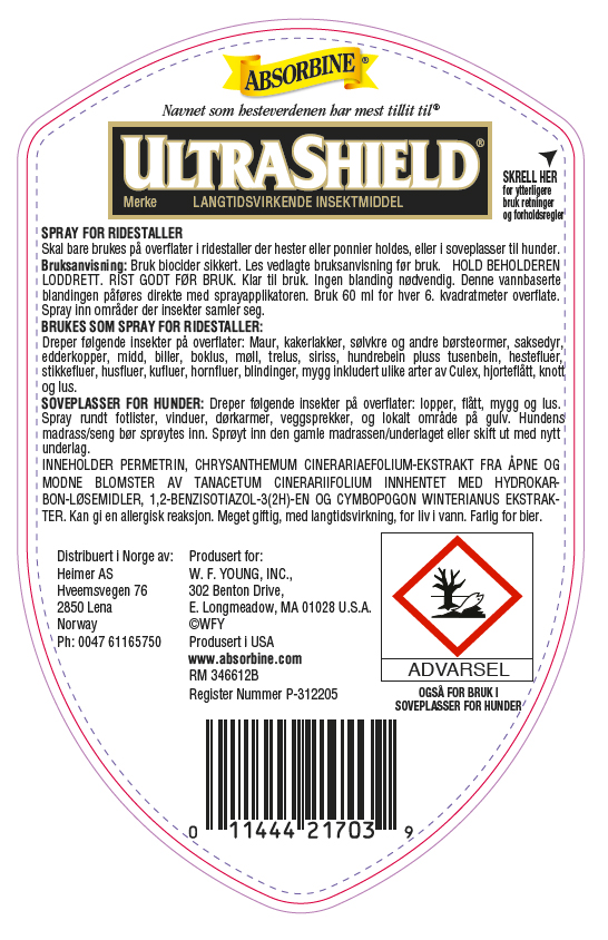 Absorbine UltraShield fluespray 946ml - 5