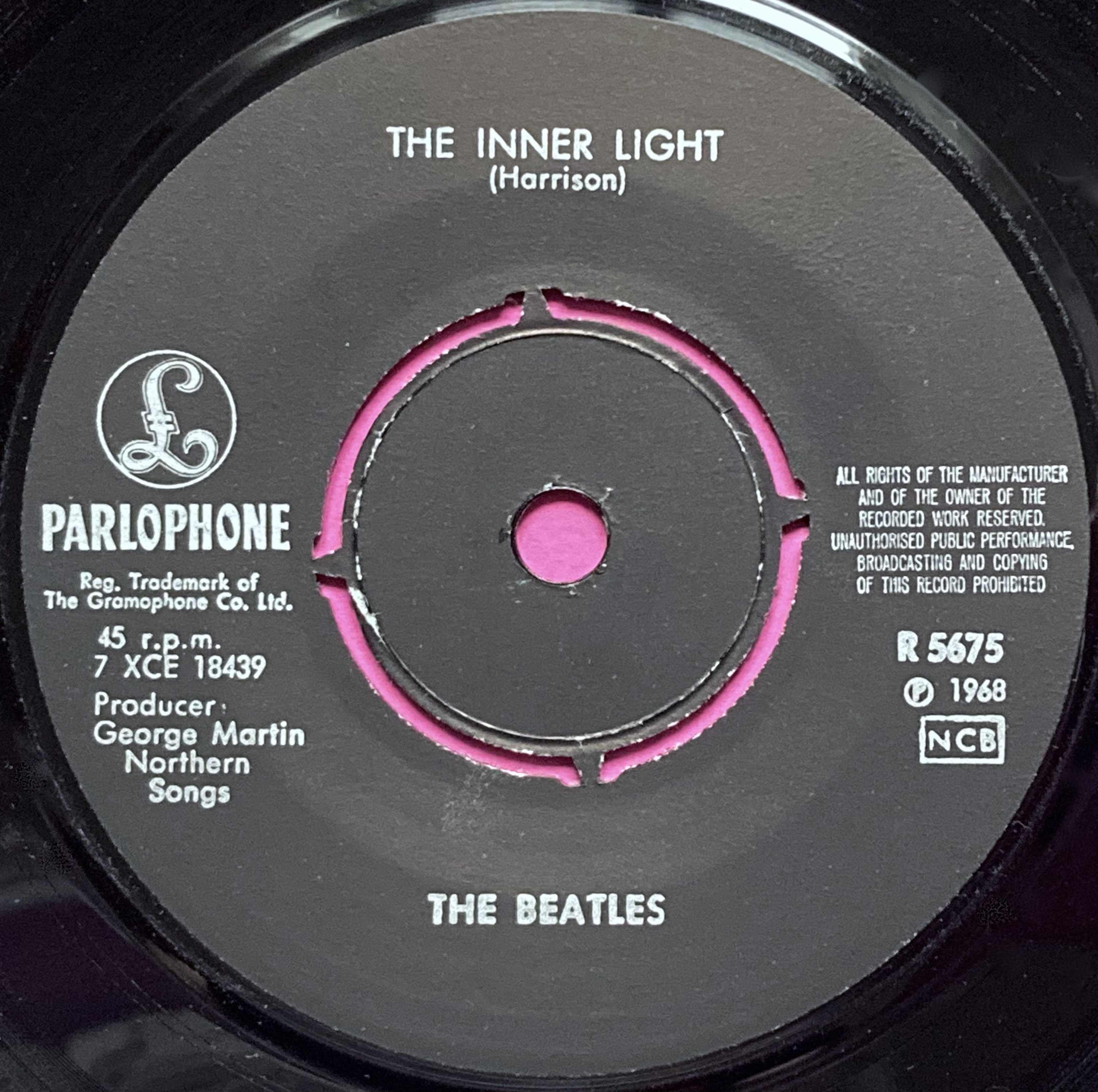 BEATLES - Lady Madonna 7" Swe PS 1968 - 6