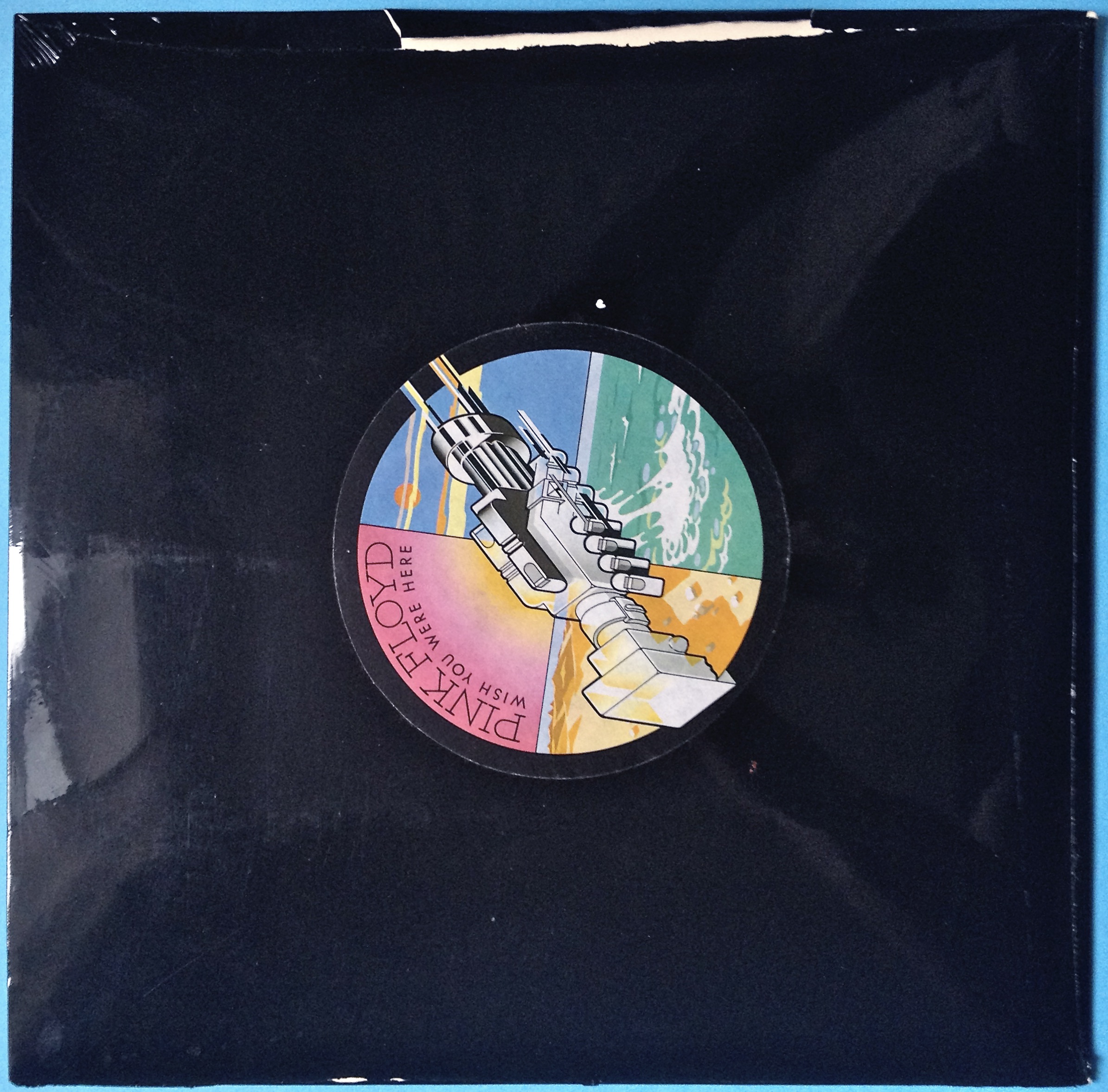 PINK FLOYD - Wish you were here OÖPPNAD UK-orig LP 1975