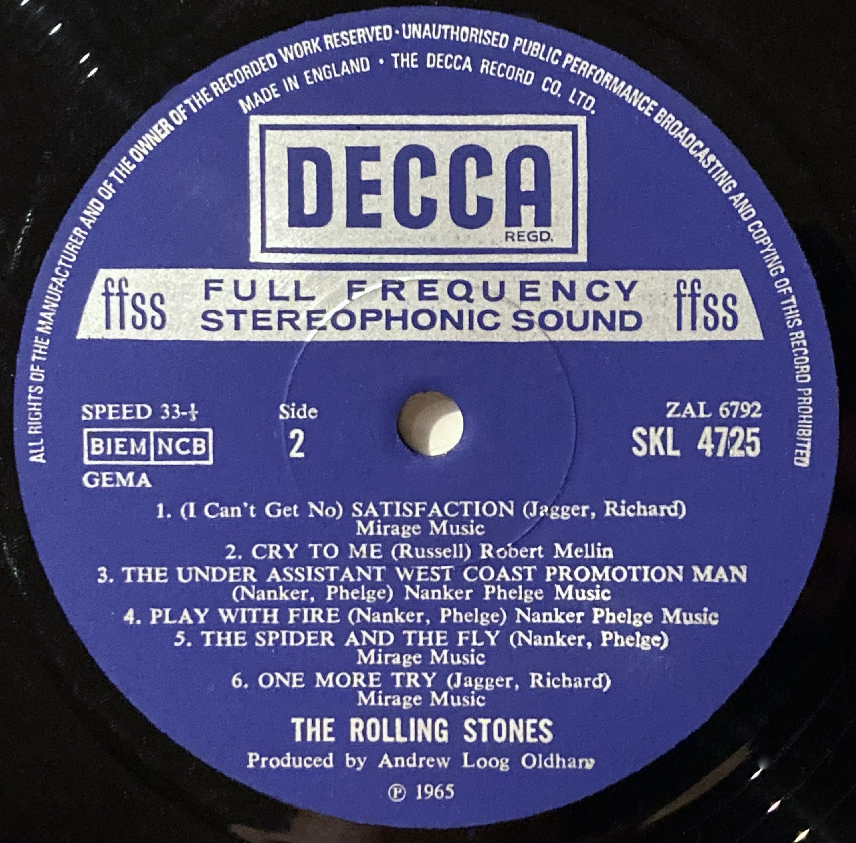 ROLLING STONES - Out of our heads UK-EXPORT Stereo BOXED LP 1965 - 5