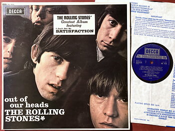 ROLLING STONES - Out of our heads UK-EXPORT Stereo BOXED LP 1965