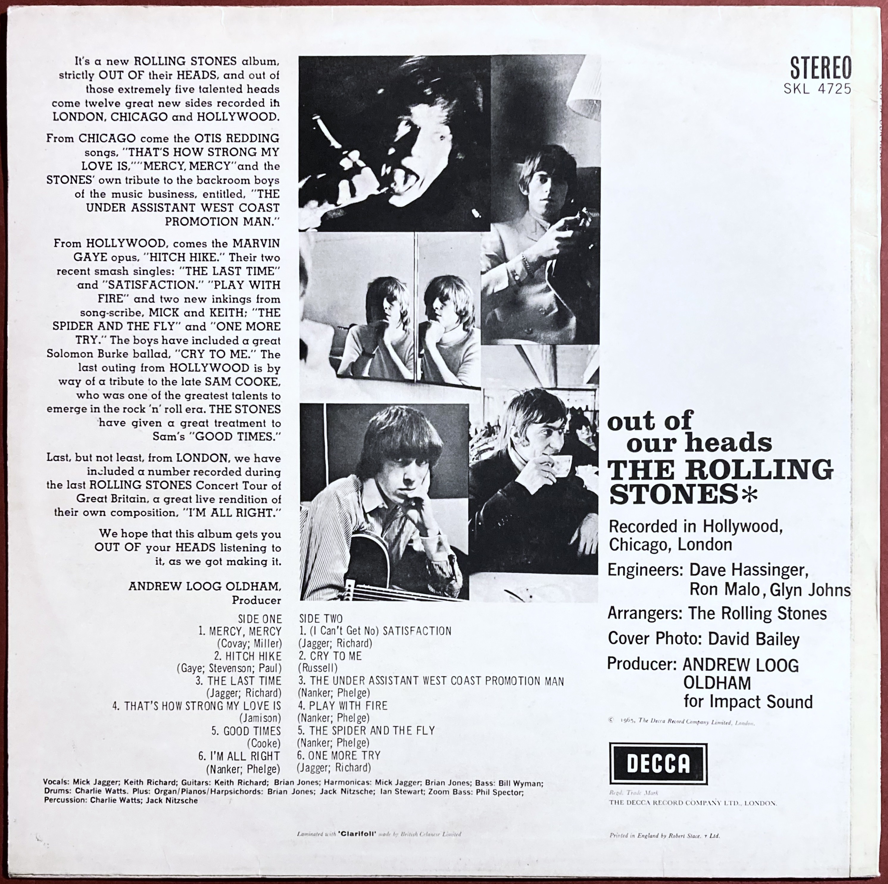 ROLLING STONES - Out of our heads UK-EXPORT Stereo BOXED LP 1965 - 3