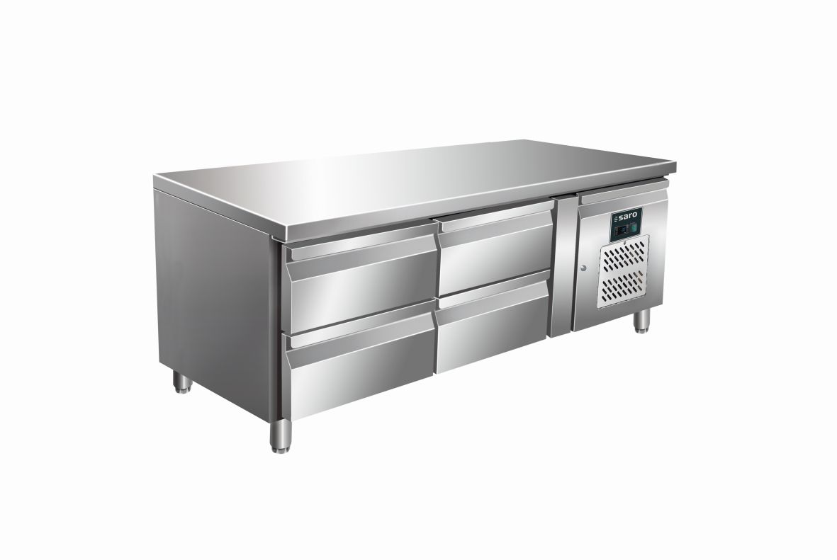 Grillkylbänk med 2x2 lådor