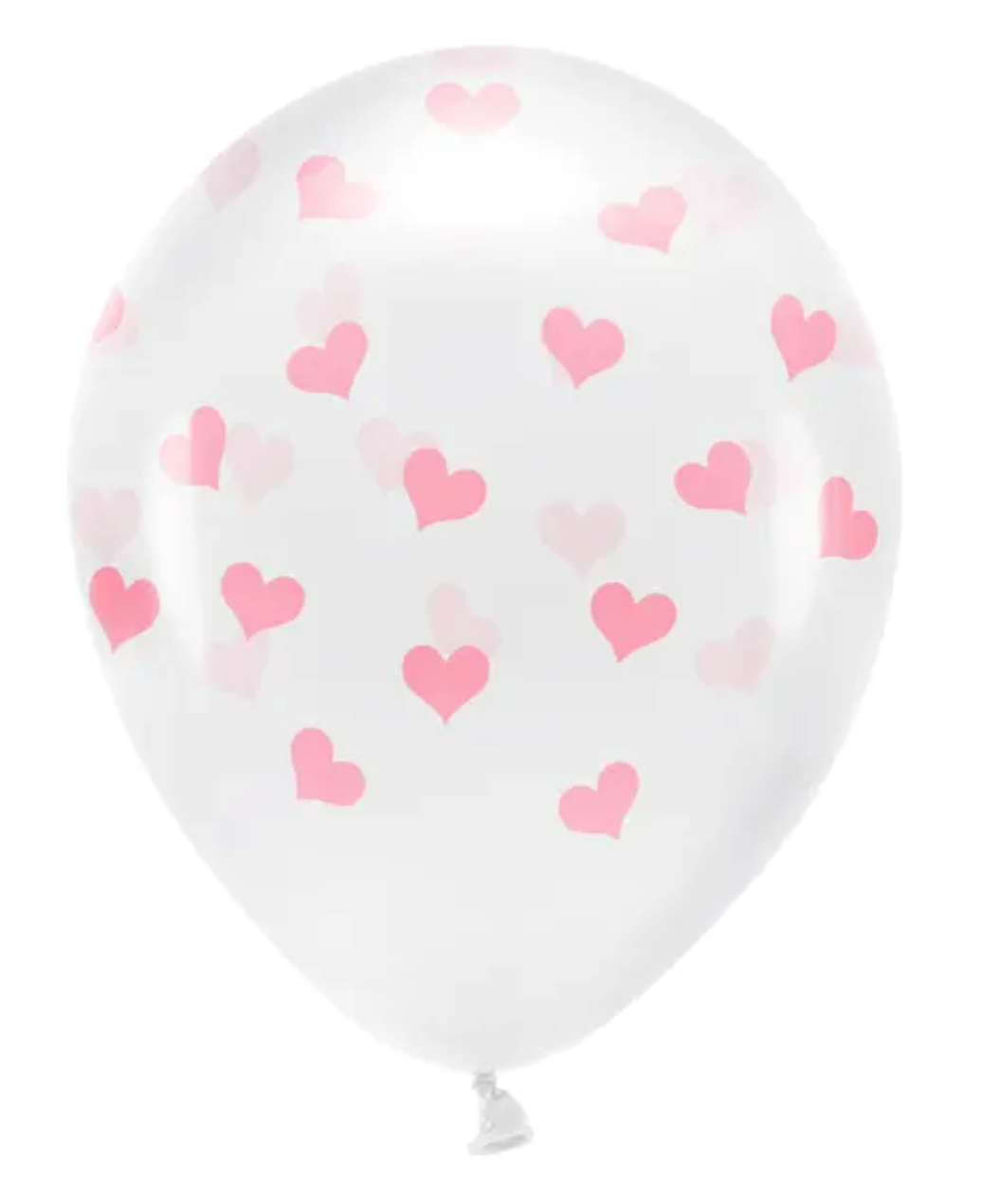 Ekologisk ballong med hjärtan