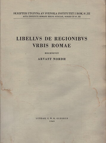 Libellus de regionibus urbis Romae.