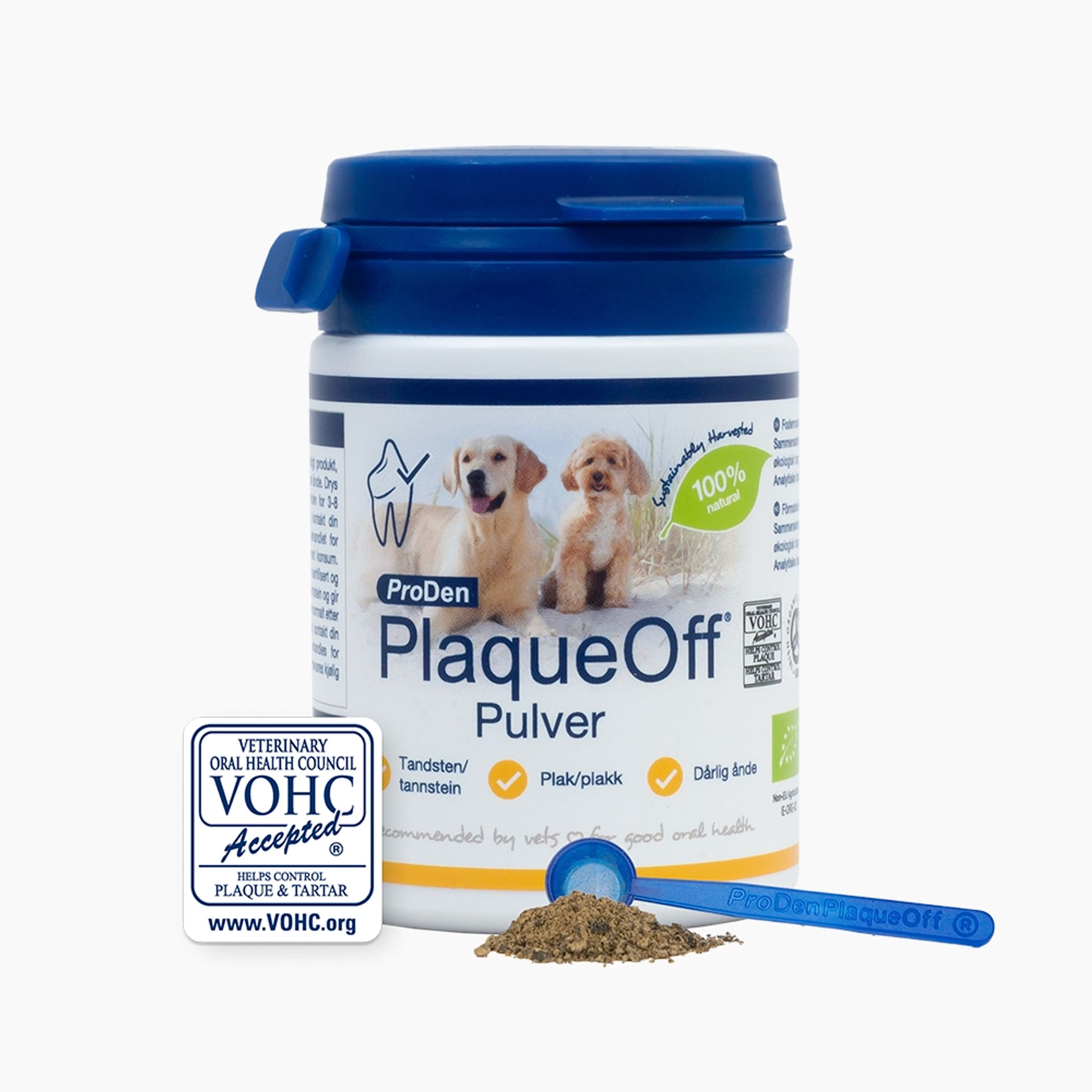 SwedenCare ProDen PlaqueOff Dental Powder, 60 g - Dog & Cat