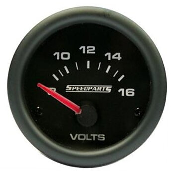 Voltmätare 52mm  (8-16V)