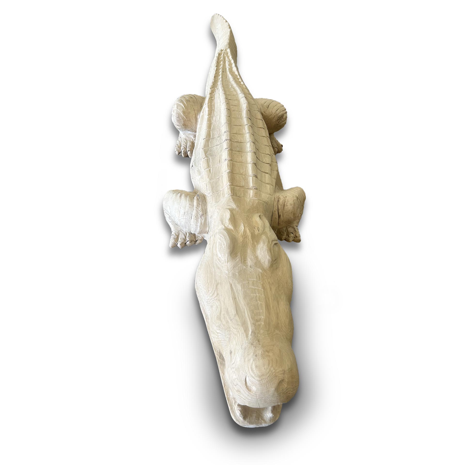 Treskulptur Krokodille - 2