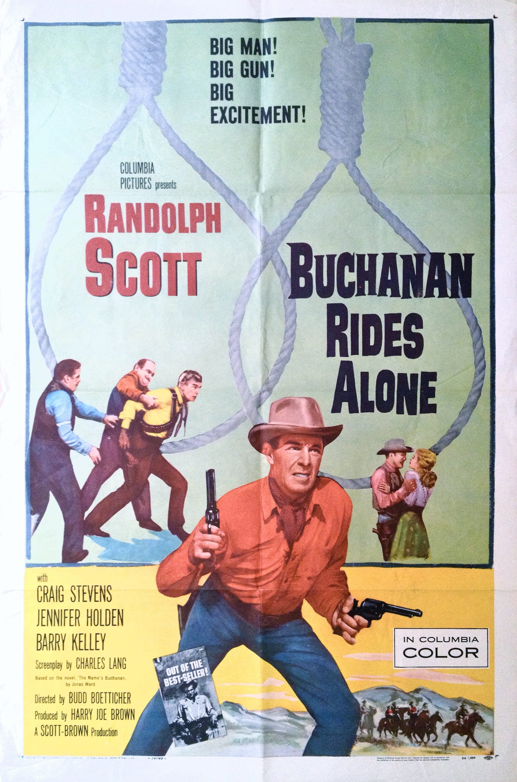 BUCHANAN RIDES ALONE (1958)