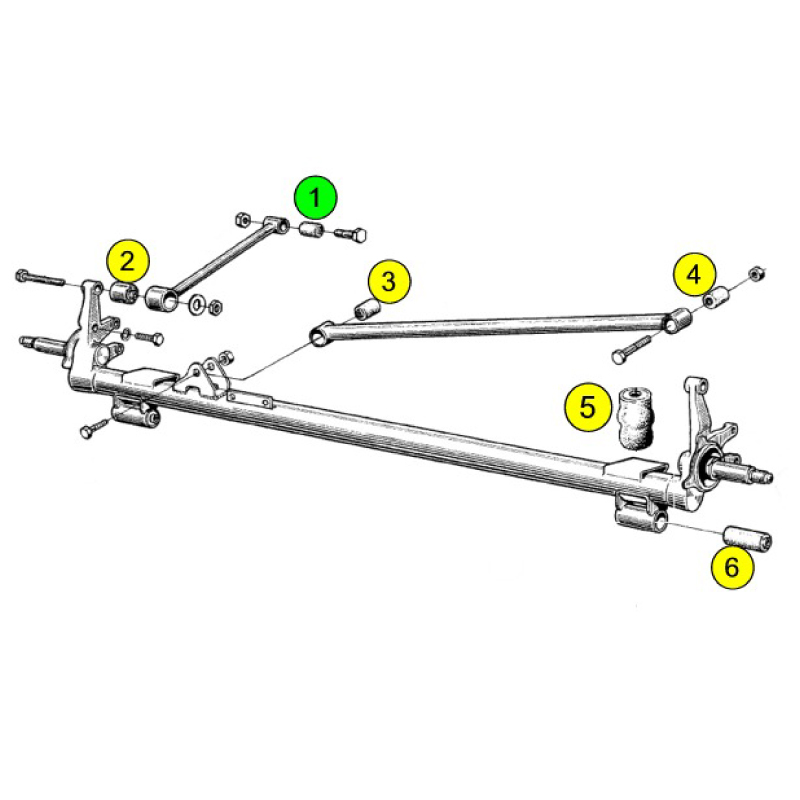 Bussning stag bak 99 / 900 67-87 (1) - 2