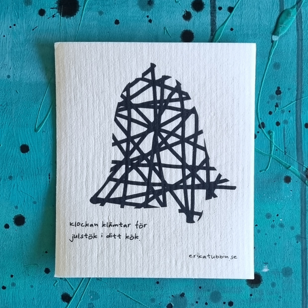 dishcloth JULSTÖK black