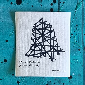 dishcloth JULSTÖK black