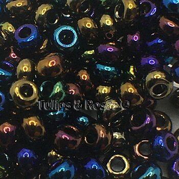 Rocailles 9/0 Multicolor metallic Broderipärlor 6785