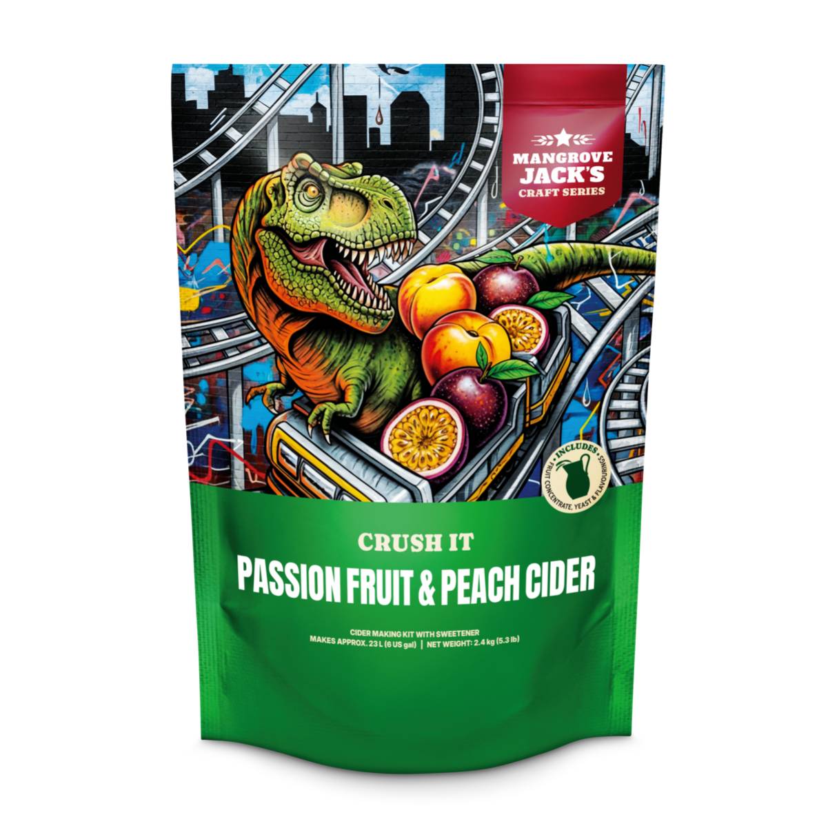 Passion & Peach Cider (Mangrove Jack's)