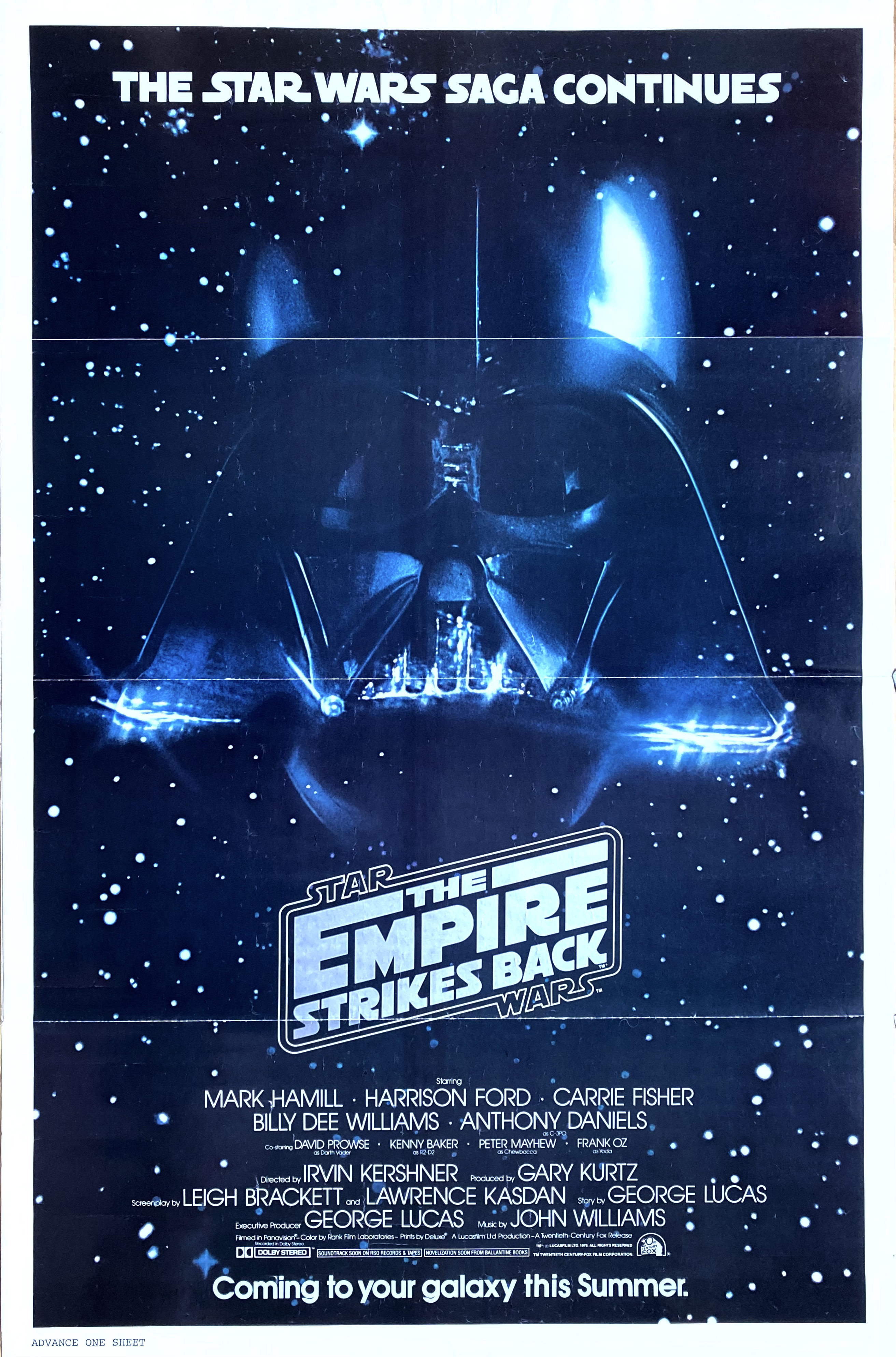 STAR WARS - THE EMPIRE STRIKES BACK (1979) Advance