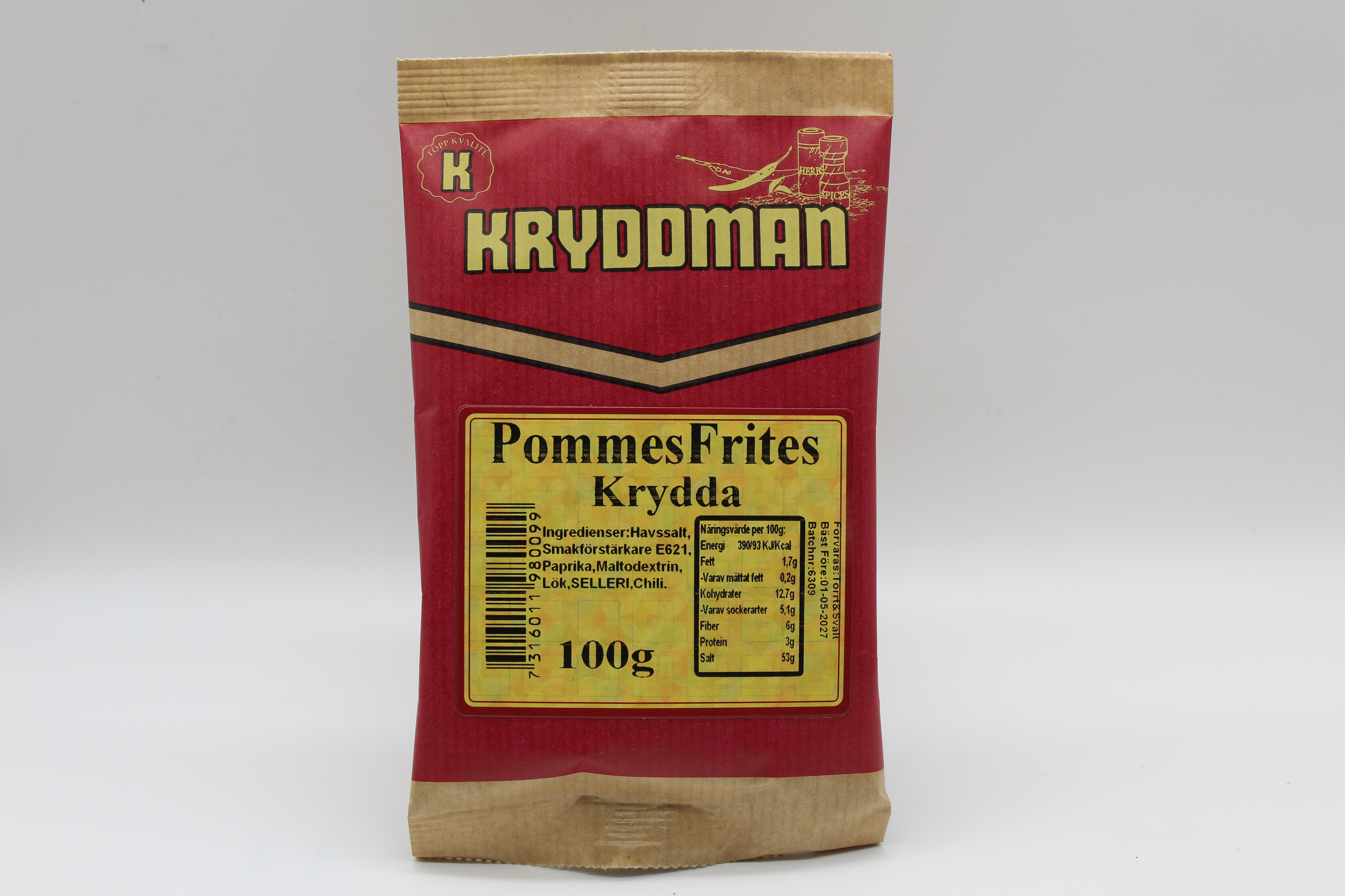 Pommes Frites krydda