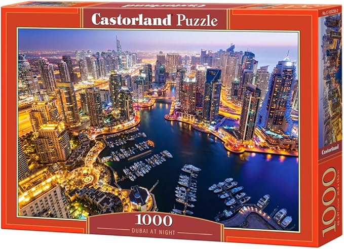 Dubai at Night 1000 Bitar Castorland - 2