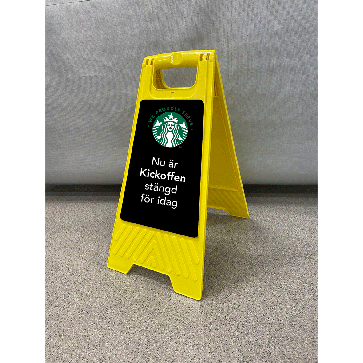 Golvskylt Starbuck