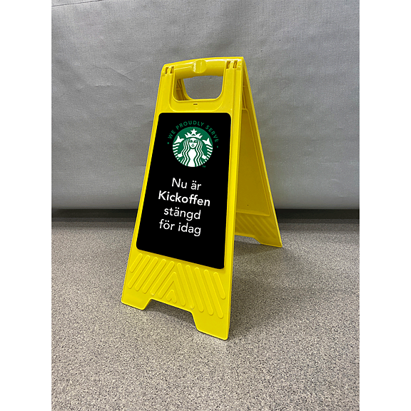 Golvskylt Starbuck