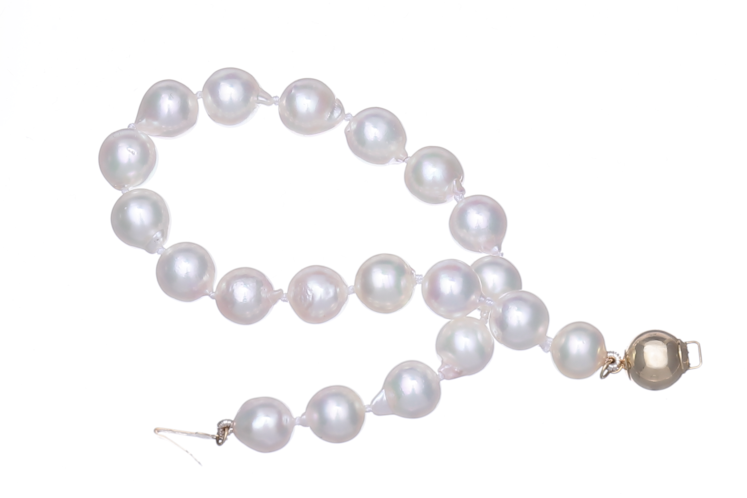 Armband aus Akoya-Perlen mit Goldverschluss 7–7.5 mm - 5