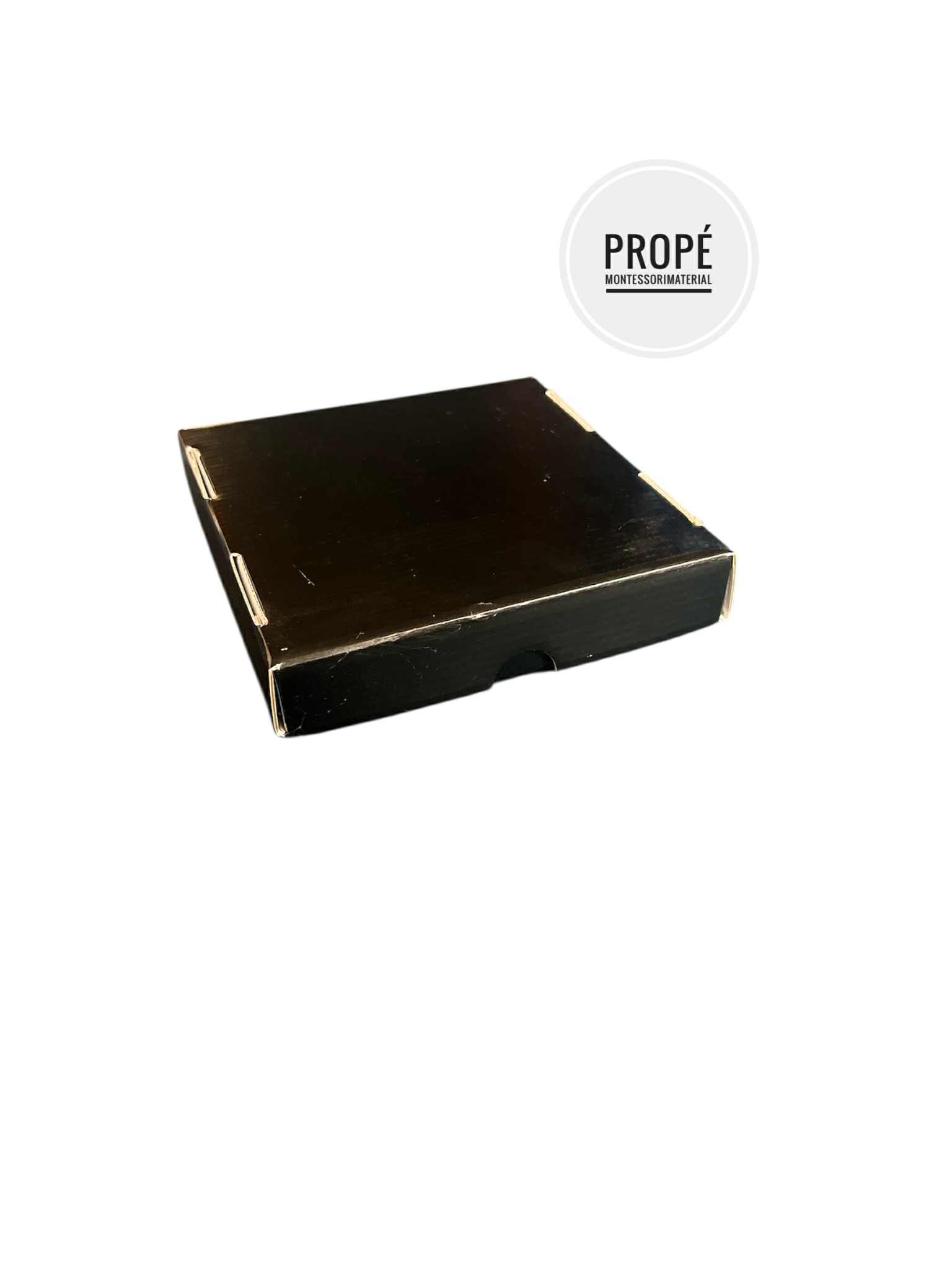 Montessoriask 165 x 165 mm, svart