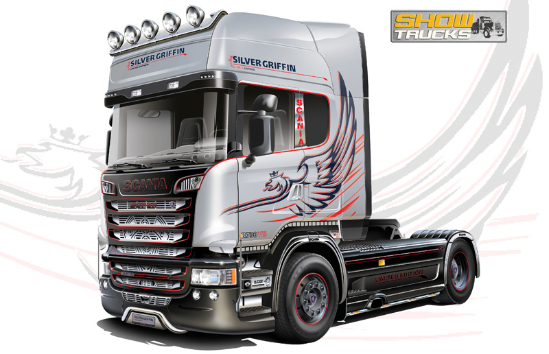 Scania R730 V8 Streamline 'Silver Griffin' - 2