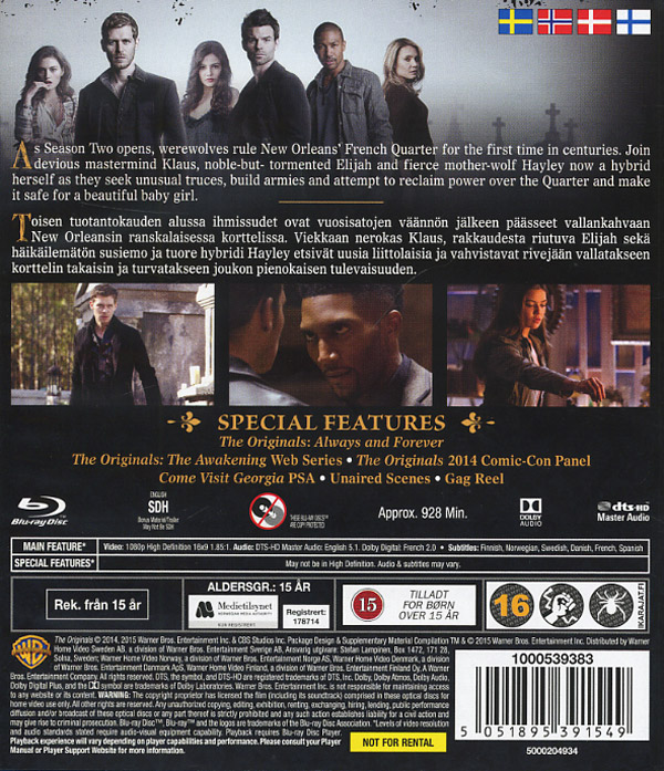 Originals - Säsong 2 (Blu-ray) - 2