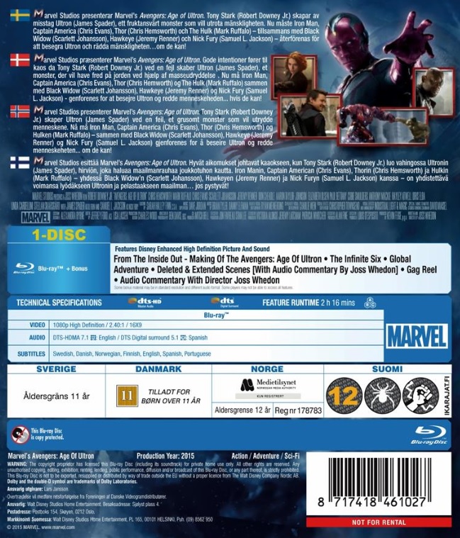 Avengers - Age of Ultron (Blu-ray) - 2