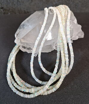Äkta Opal Pärla Halsband, Graderat 