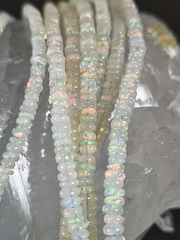 Äkta Opal Pärla Halsband, Graderat 