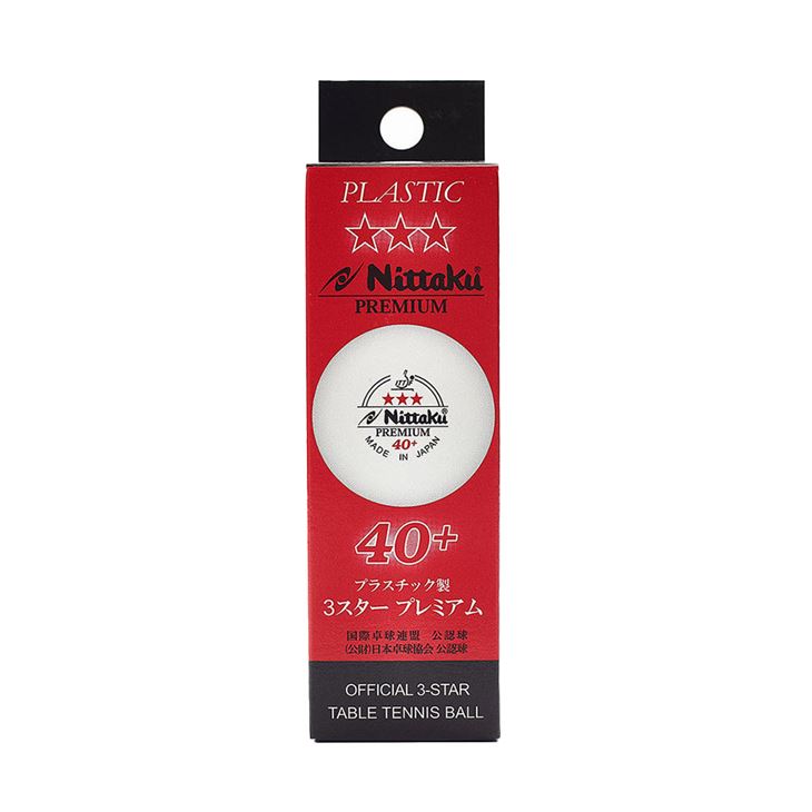 Nittaku Polyball XXX Premium 40+ 3-pack